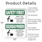 Signmission Safety Culture Sign, 10 in Width, Aluminum, Rectangle, Bilingual OS-2PACK-SF-A-1014-L-10768 - alternate 2